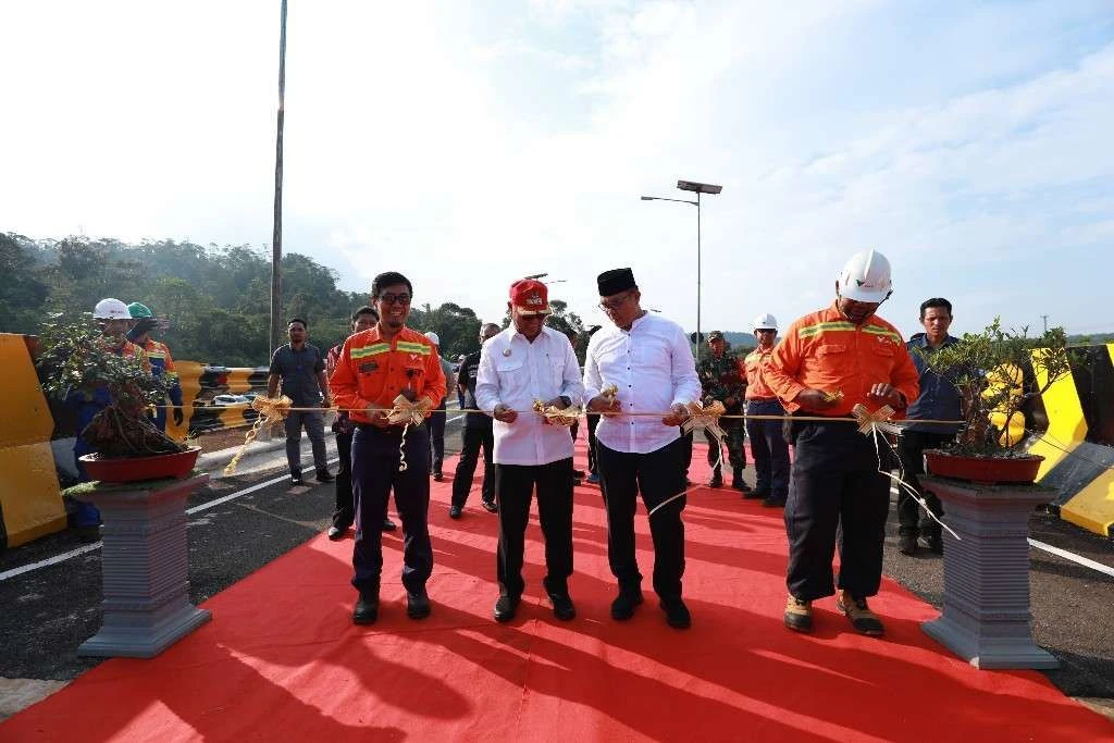 Bupati Lutim resmikan Jalan Layang Sepanjang 13 Meter